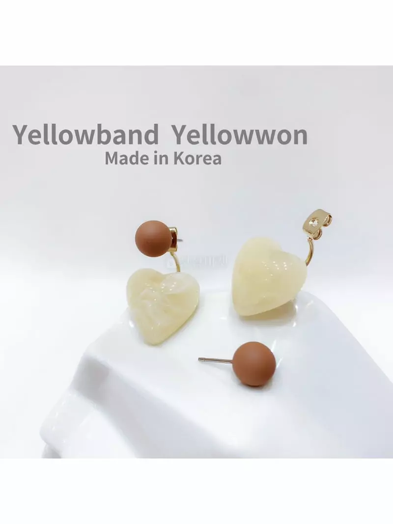 Yellowband - Korean Women Fashion - #shopsmall - E3605 Earring - 2