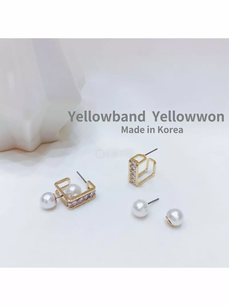 Yellowband - Korean Women Fashion - #vintageinspired - E3580 Earring - 2