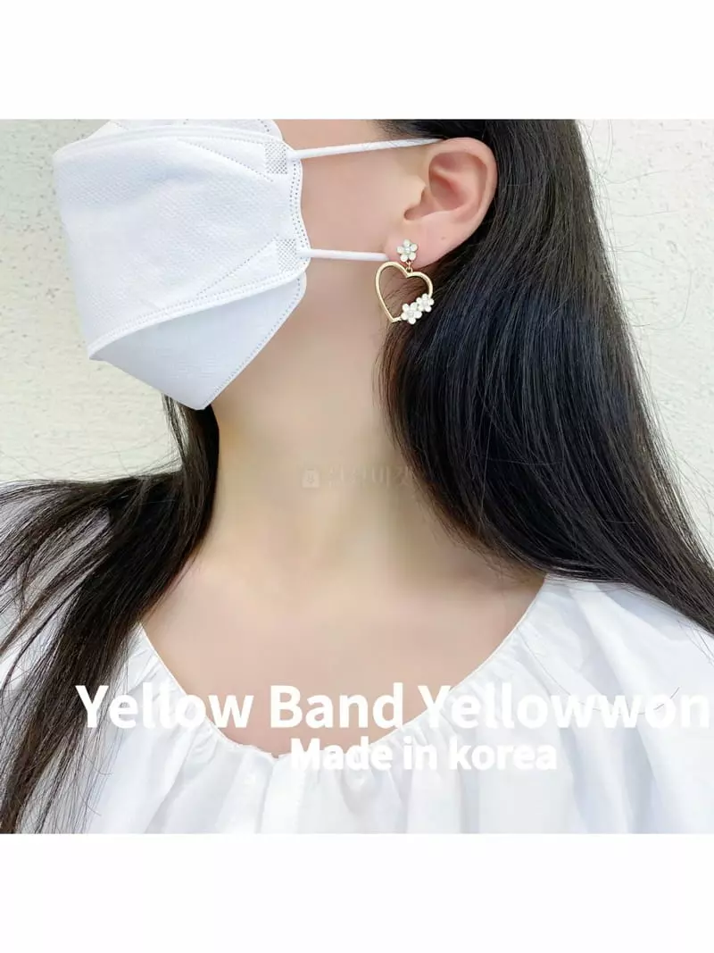 Yellowband - Korean Women Fashion - #vintagekidsstyle - E3609 Earring - 2