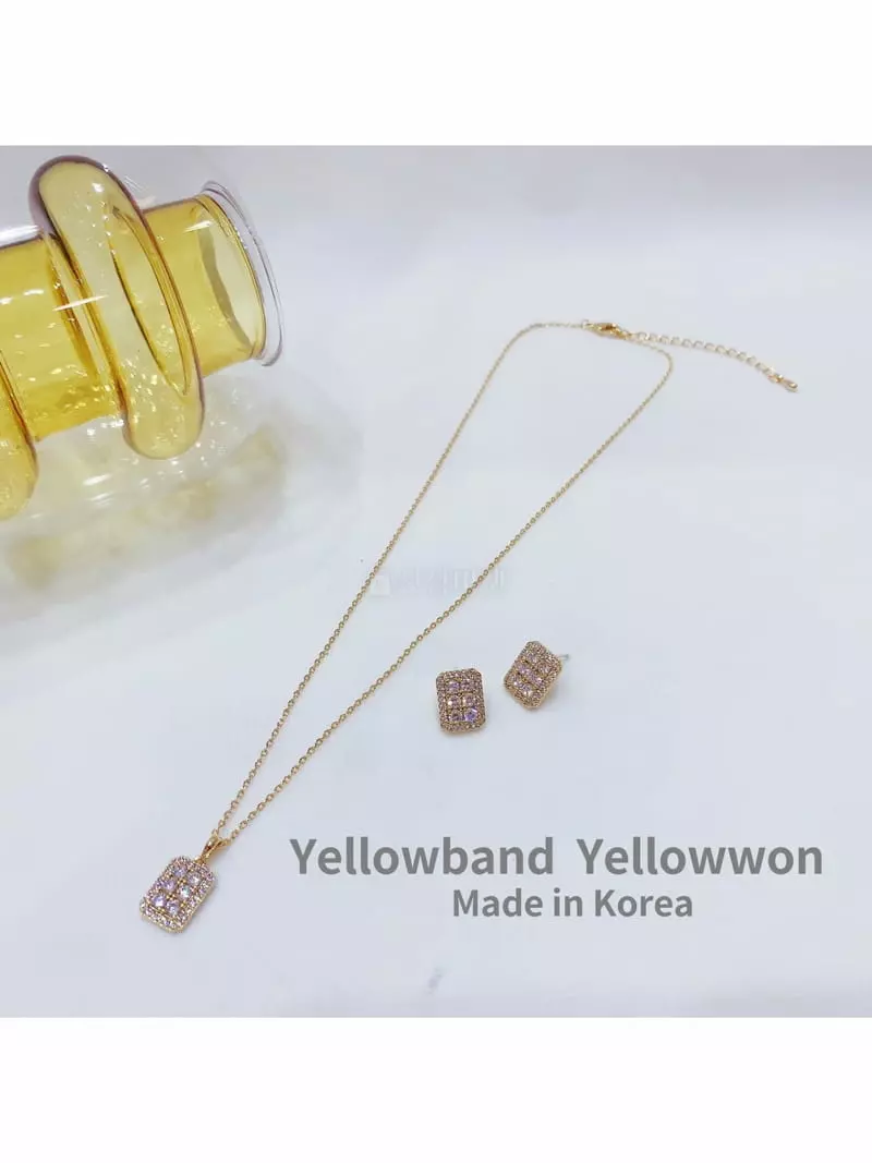 Yellowband - Korean Women Fashion - #womensfashion - SET175 Necklace Earring Set