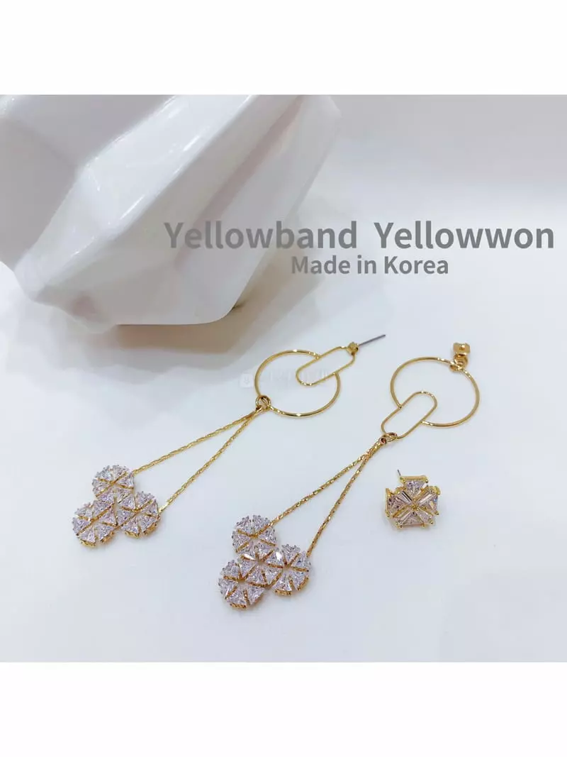 Yellowband - Korean Women Fashion - #womensfashion - E3620 Earring
