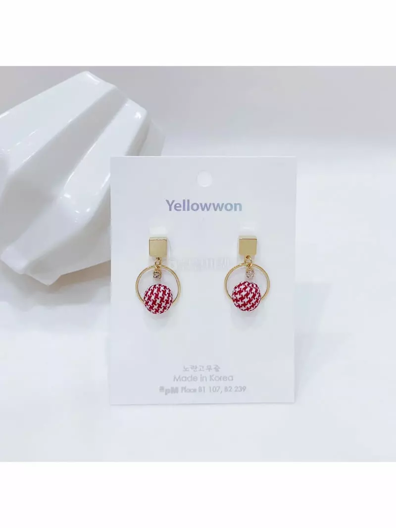 Yellowband - Korean Women Fashion - #womensfashion - E3616 Earring - 3