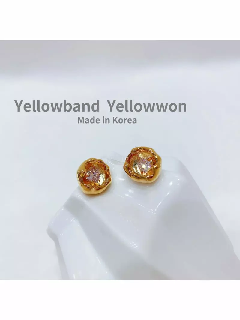 Yellowband - Korean Women Fashion - #womensfashion - E3601 Earring - 2