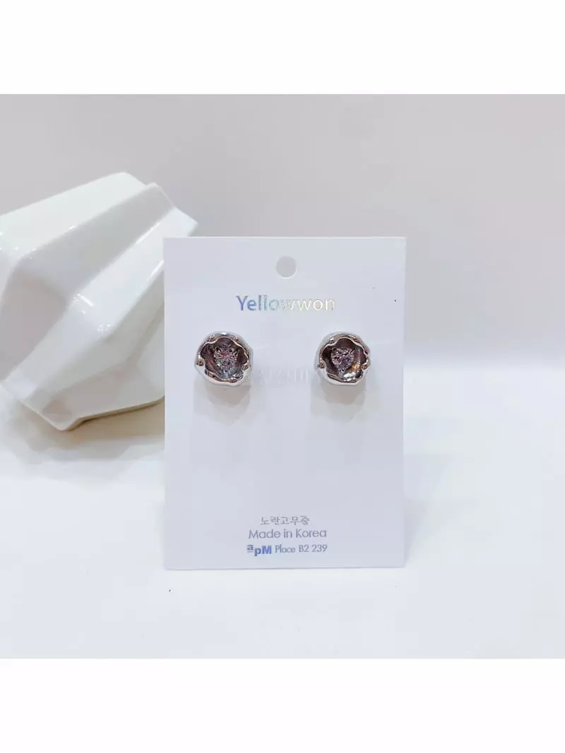 Yellowband - Korean Women Fashion - #momslook - E3601 Earring - 4