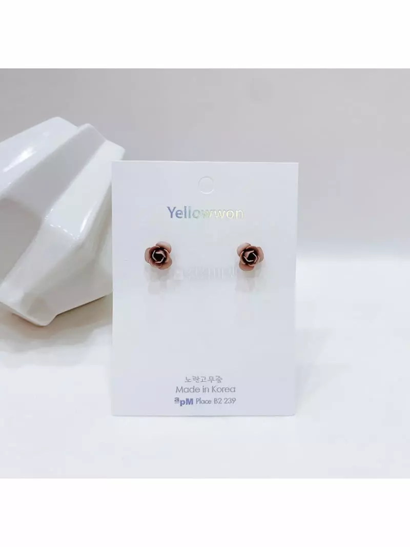 Yellowband - Korean Women Fashion - #momslook - E3599 Earring - 4