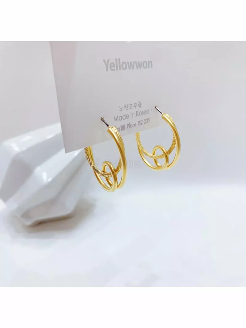 Yellowband - Korean Women Fashion - #womensfashion - E3591 Earring - 2
