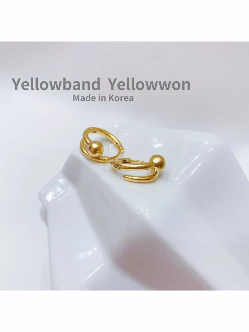 Yellowband - Korean Women Fashion - #womensfashion - E3590 Earring - 3