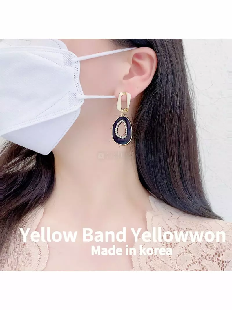 Yellowband - Korean Women Fashion - #womensfashion - E3589 Earring - 2