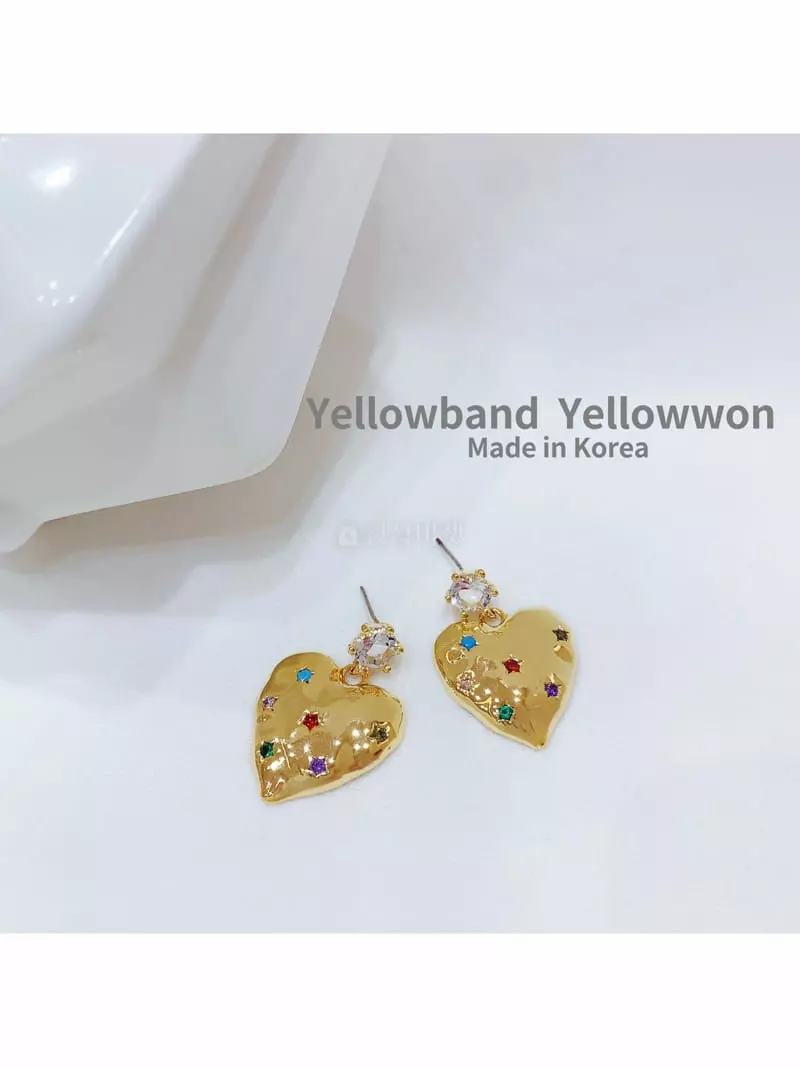 Yellowband - Korean Women Fashion - #momslook - E3587 Earring - 4