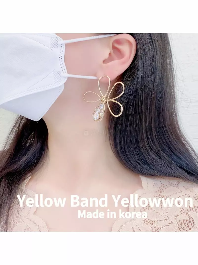 Yellowband - Korean Women Fashion - #womensfashion - E3585 Earring - 2