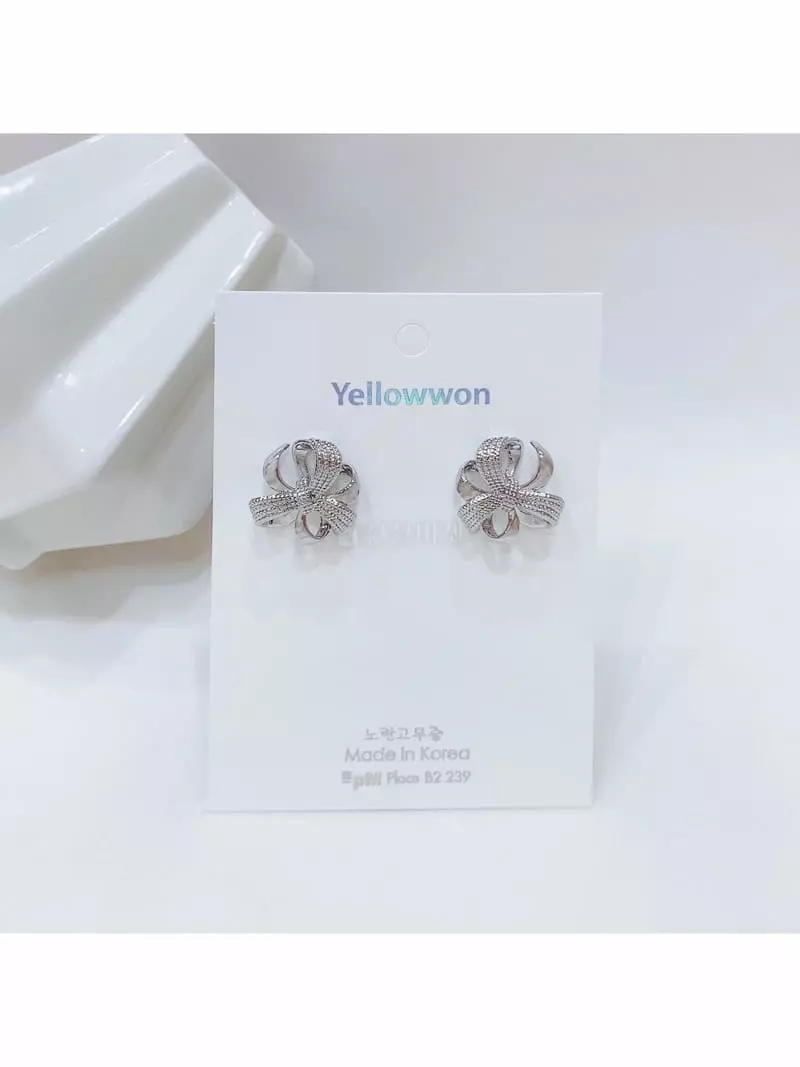 Yellowband - Korean Women Fashion - #momslook - E3583 Earring - 4