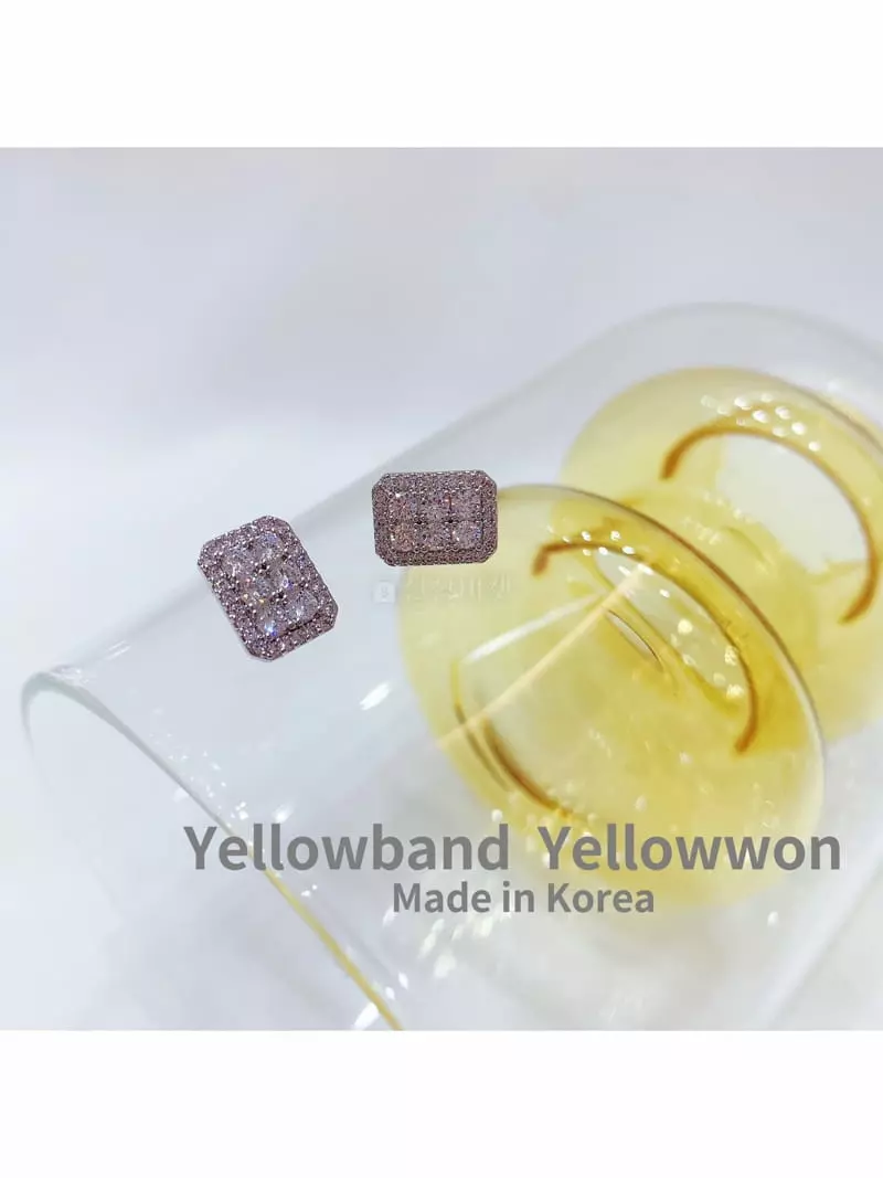 Yellowband - Korean Women Fashion - #momslook - E3573 Earring - 4