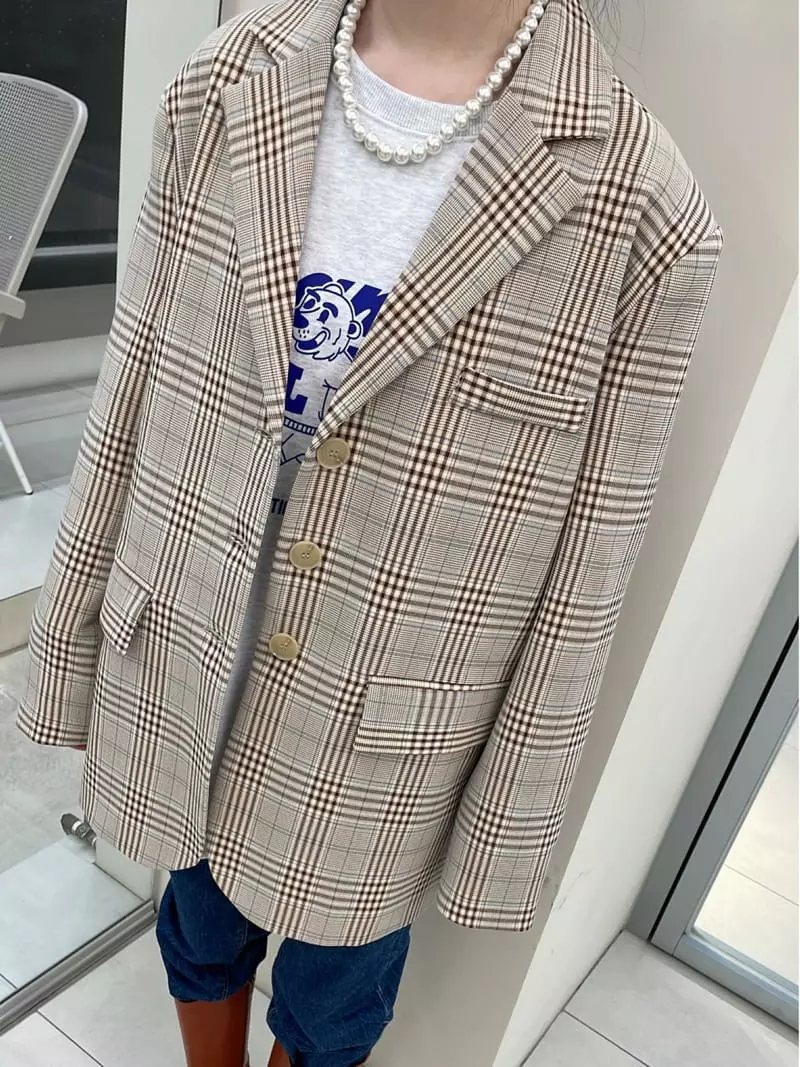 Zipper - Korean Women Fashion - #momslook - Basic Stripes Jacket - 2