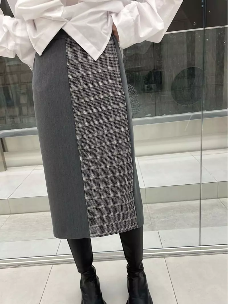 Zipper - Korean Women Fashion - #momslook - Color H Skirt - 2