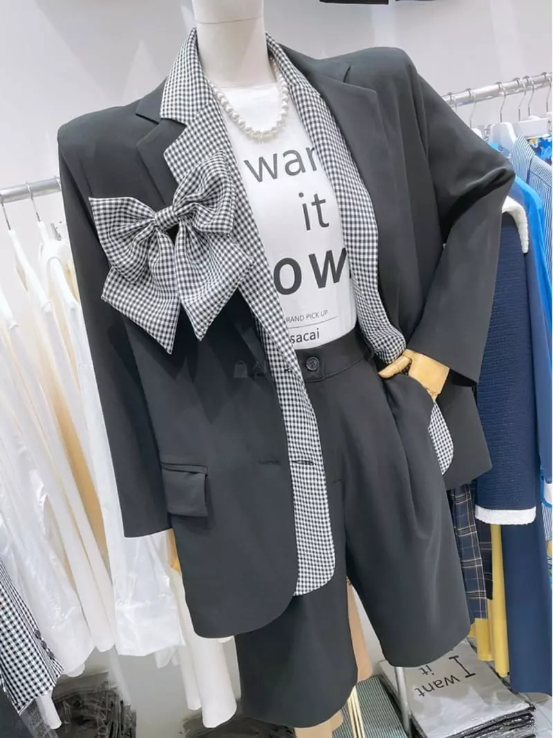 Zipper - Korean Women Fashion - #momslook - Ribon Jacket - 3