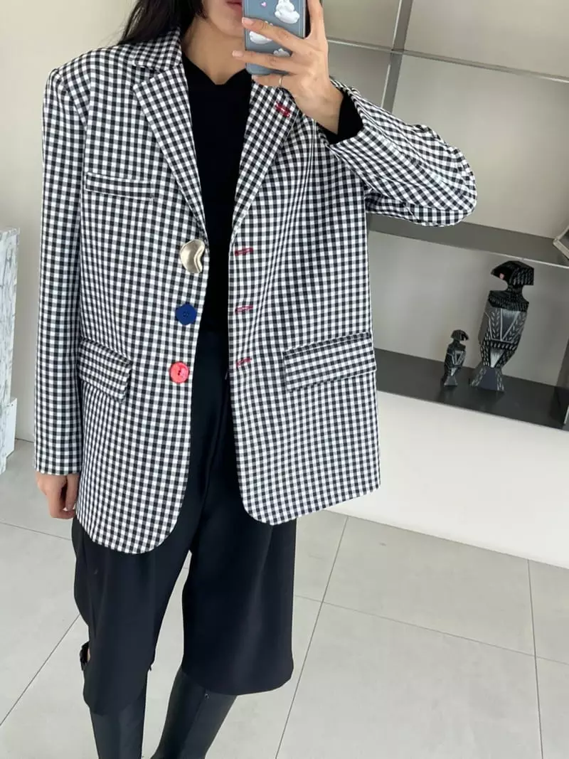 Zipper - Korean Women Fashion - #momslook - 3 Button Jacket - 10