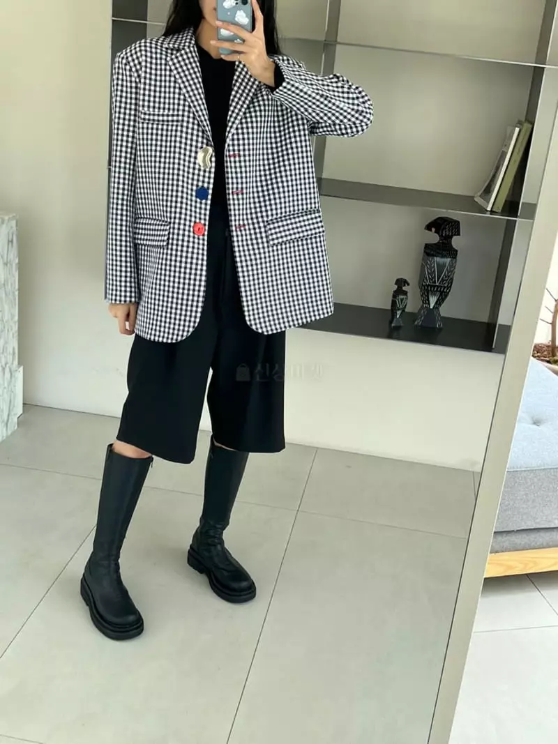 Zipper - Korean Women Fashion - #vintageinspired - 3 Button Jacket - 12