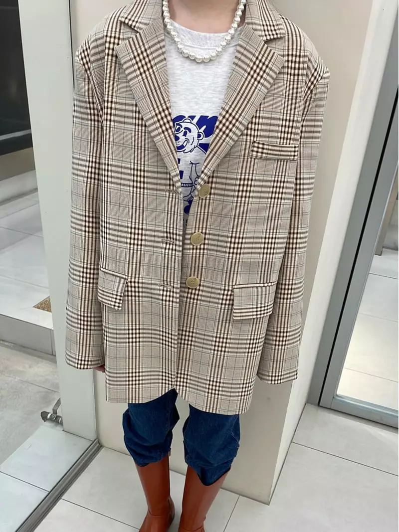 Zipper - Korean Women Fashion - #womensfashion - Basic Stripes Jacket - 3