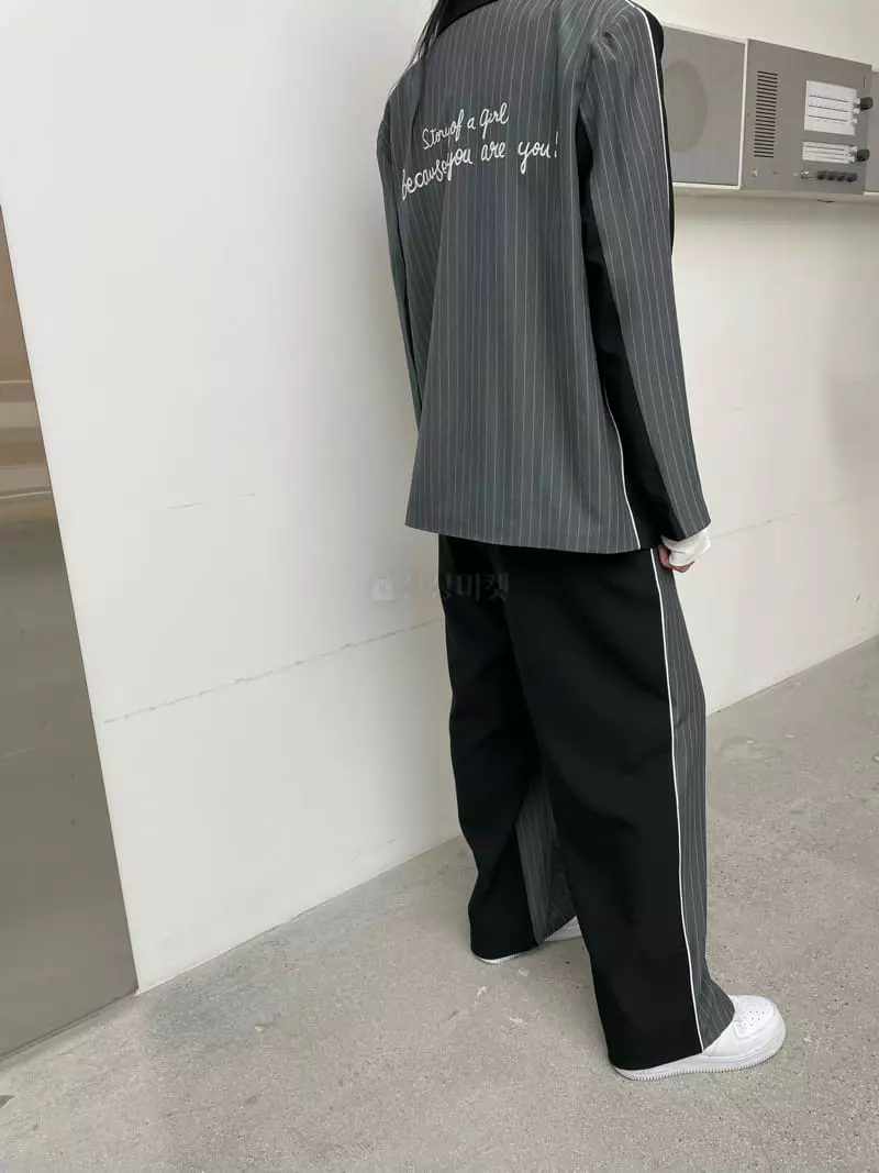 Zipper - Korean Women Fashion - #womensfashion - Color Stripes Jacket - 6
