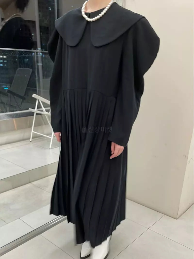 Zipper - Korean Women Fashion - #womensfashion - Round Puff One-piece - 7