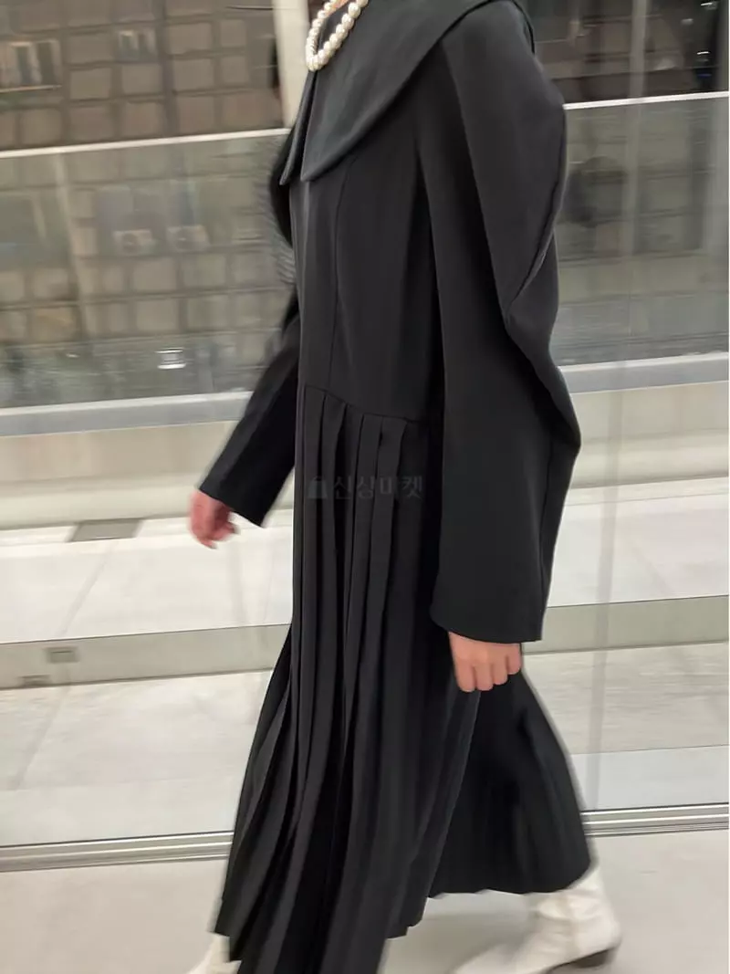 Zipper - Korean Women Fashion - #womensfashion - Round Puff One-piece - 9