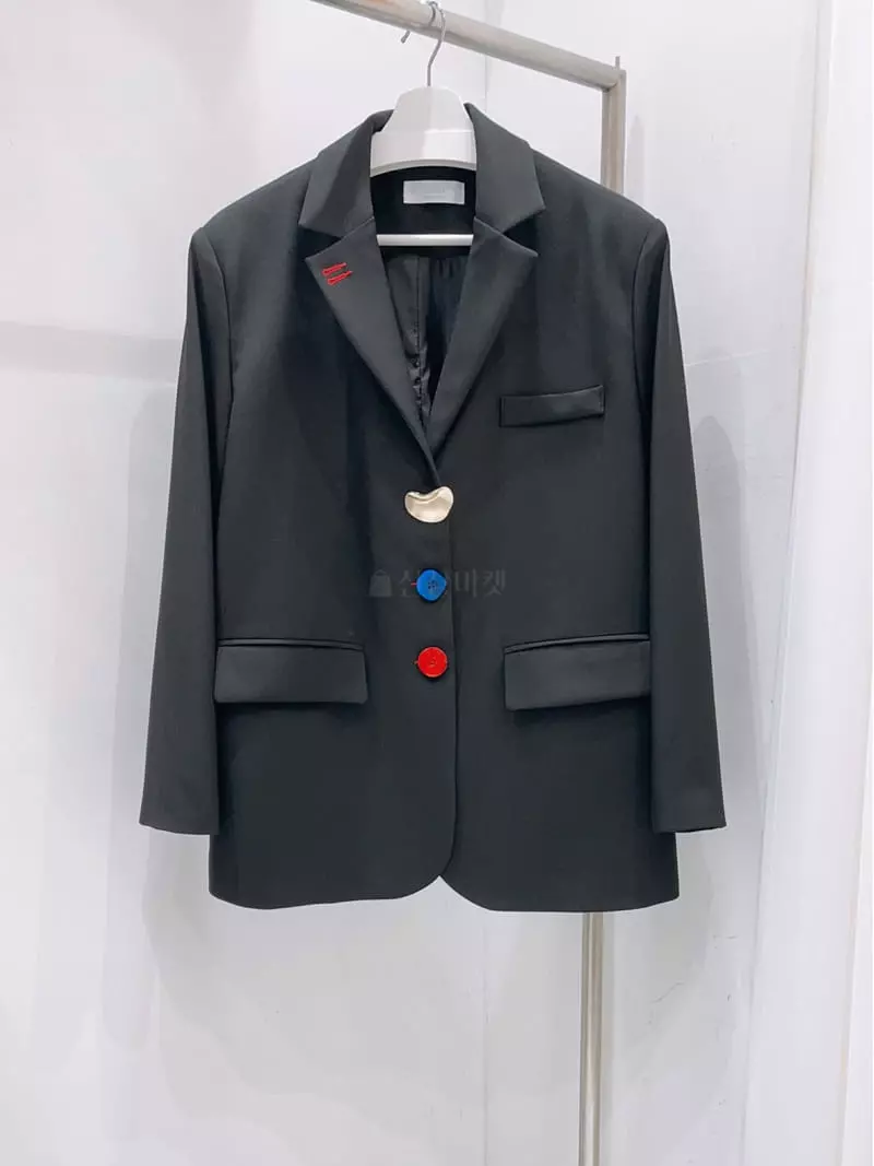 Zipper - Korean Women Fashion - #womensfashion - 3 Button Jacket - 5