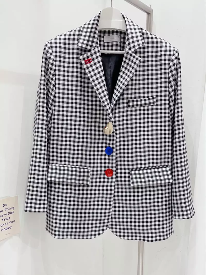 Zipper - Korean Women Fashion - #womensfashion - 3 Button Jacket - 7