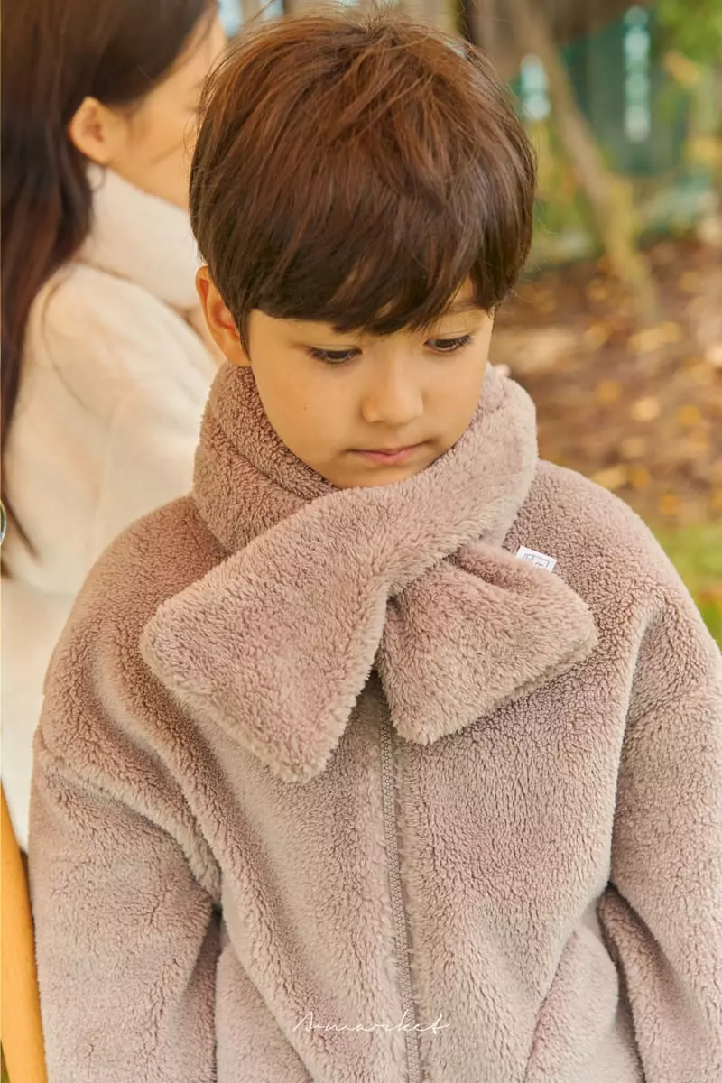 a-Market - Korean Children Fashion - #fashionkids - Milk Fleece Muffler - 2