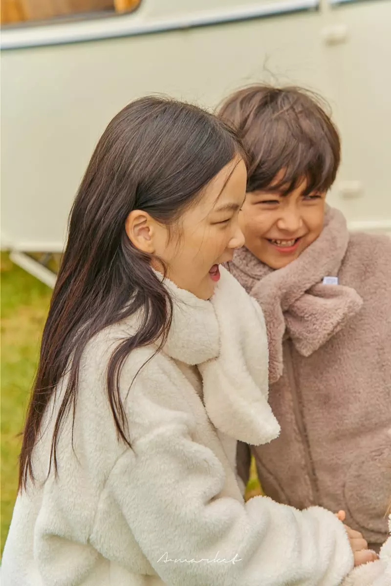 a-Market - Korean Children Fashion - #kidsshorts - Milk Fleece Muffler - 3