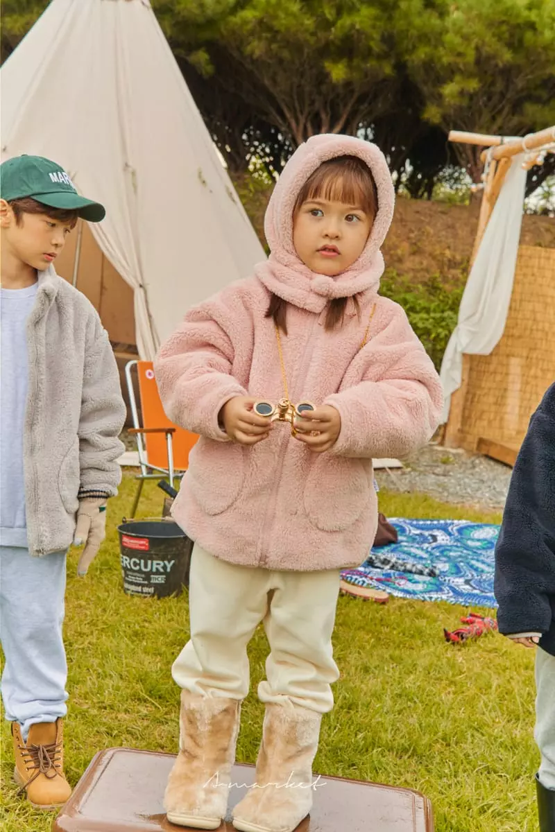 a-Market - Korean Children Fashion - #kidsstore - Milk Fleece Hat - 5