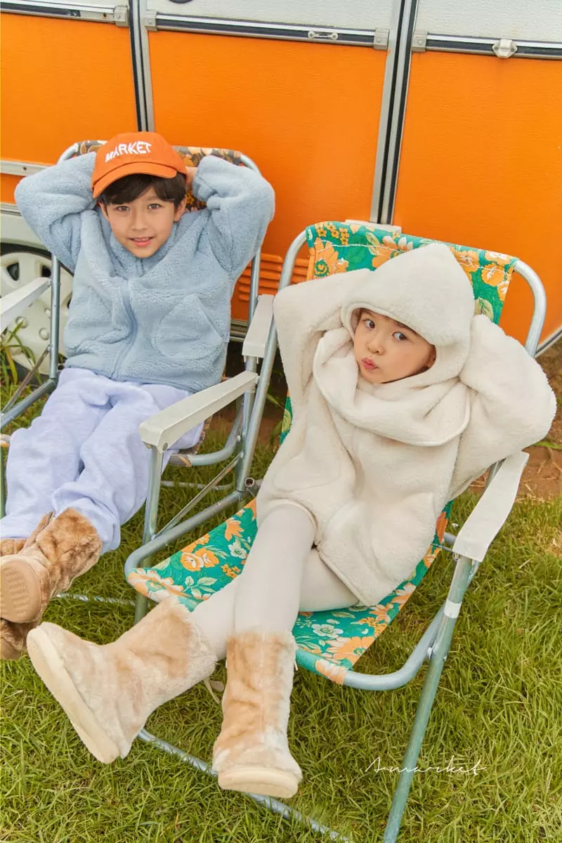 a-Market - Korean Children Fashion - #magicofchildhood - Milk Fleece Cape - 7