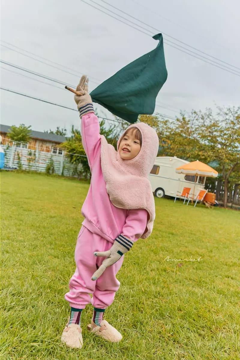 a-Market - Korean Children Fashion - #stylishchildhood - Milk Fleece Cape - 12
