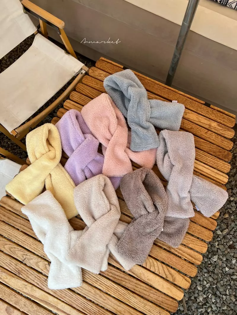 a-Market - Korean Children Fashion - #toddlerclothing - Milk Fleece Muffler - 12