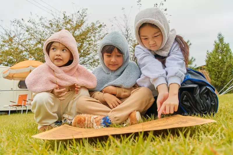 a-Market - Korean Children Fashion - #toddlerclothing - Milk Fleece Cape - 11