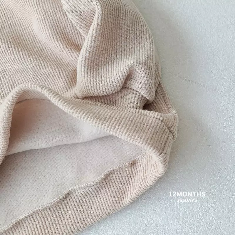 12 Month - Korean Children Fashion - #kidzfashiontrend - Rib Knit Tee - 6