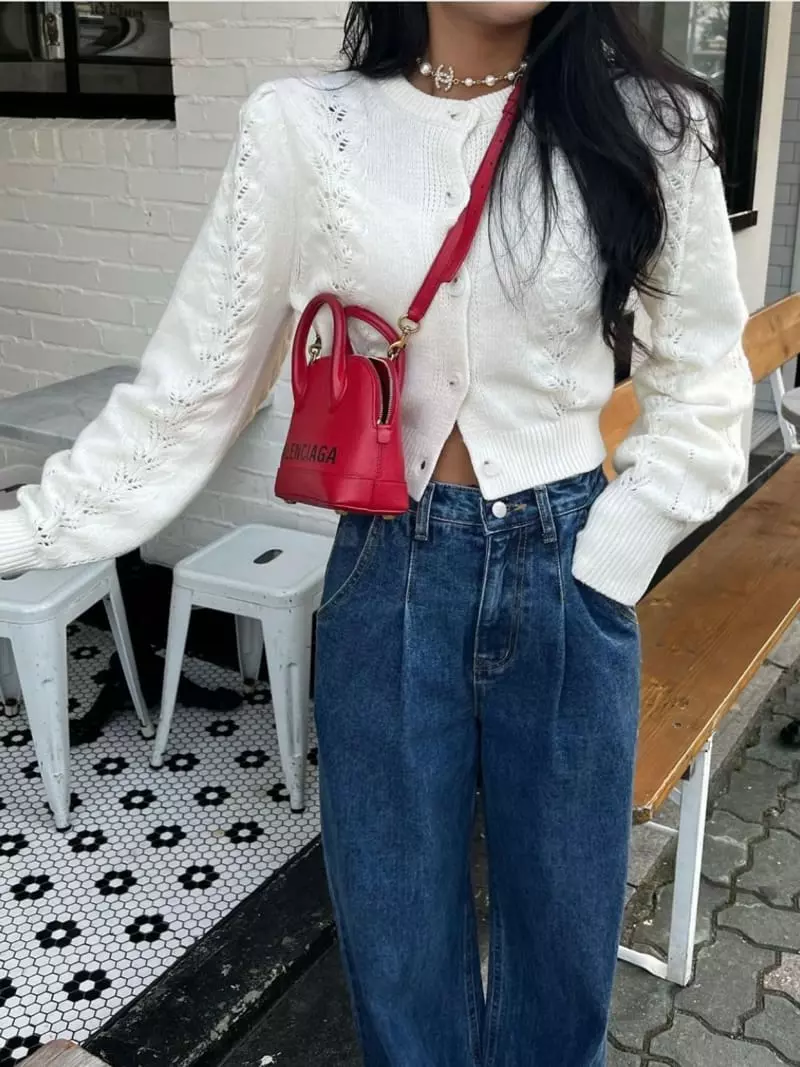 140 Avenue - Korean Women Fashion - #momslook - Leave Knit Cardigan - 9
