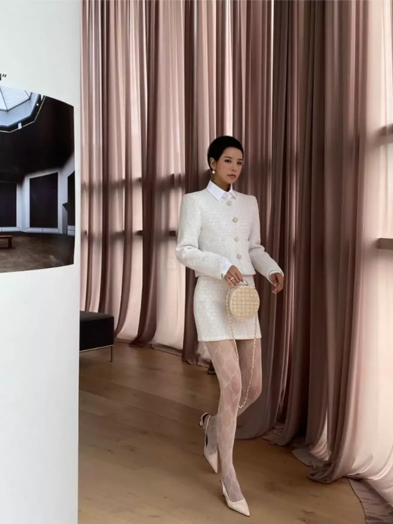 140 Avenue - Korean Women Fashion - #momslook - Roof Twid Set - 2