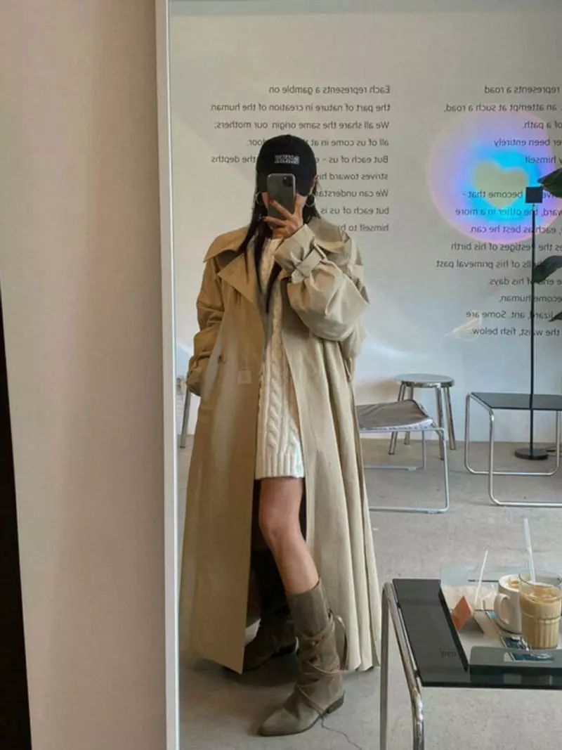 140 Avenue - Korean Women Fashion - #momslook - Monble Trench Coat - 2