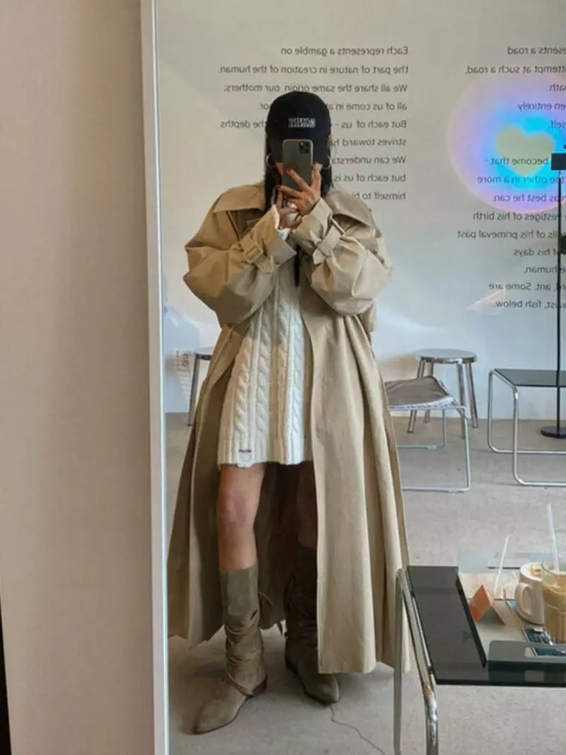 140 Avenue - Korean Women Fashion - #womensfashion - Monble Trench Coat - 4