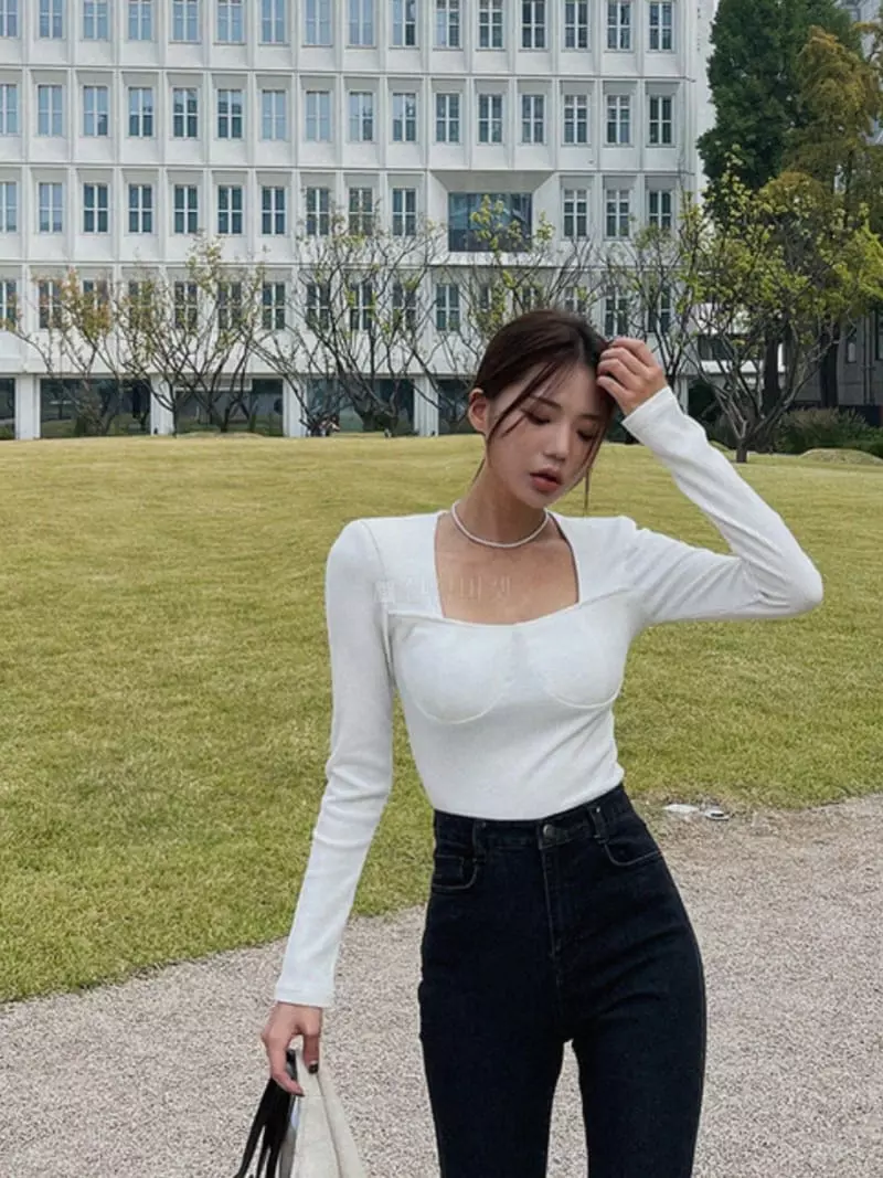 140 Avenue - Korean Women Fashion - #momslook - Bolero Corset Tee - 8