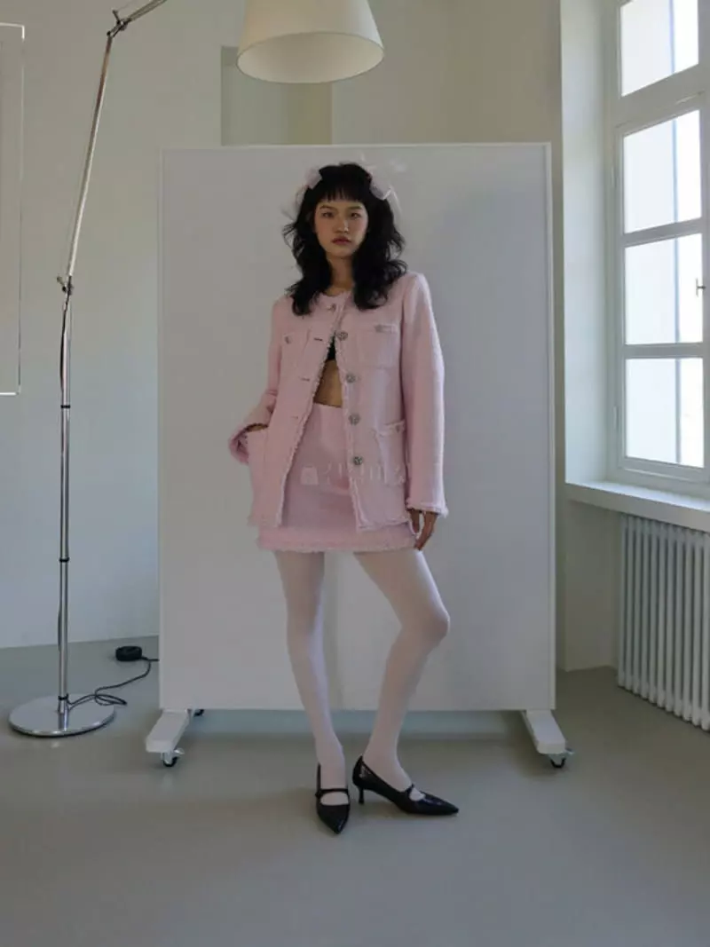 140 Avenue - Korean Women Fashion - #momslook - Tesle Twid Skirt - 2