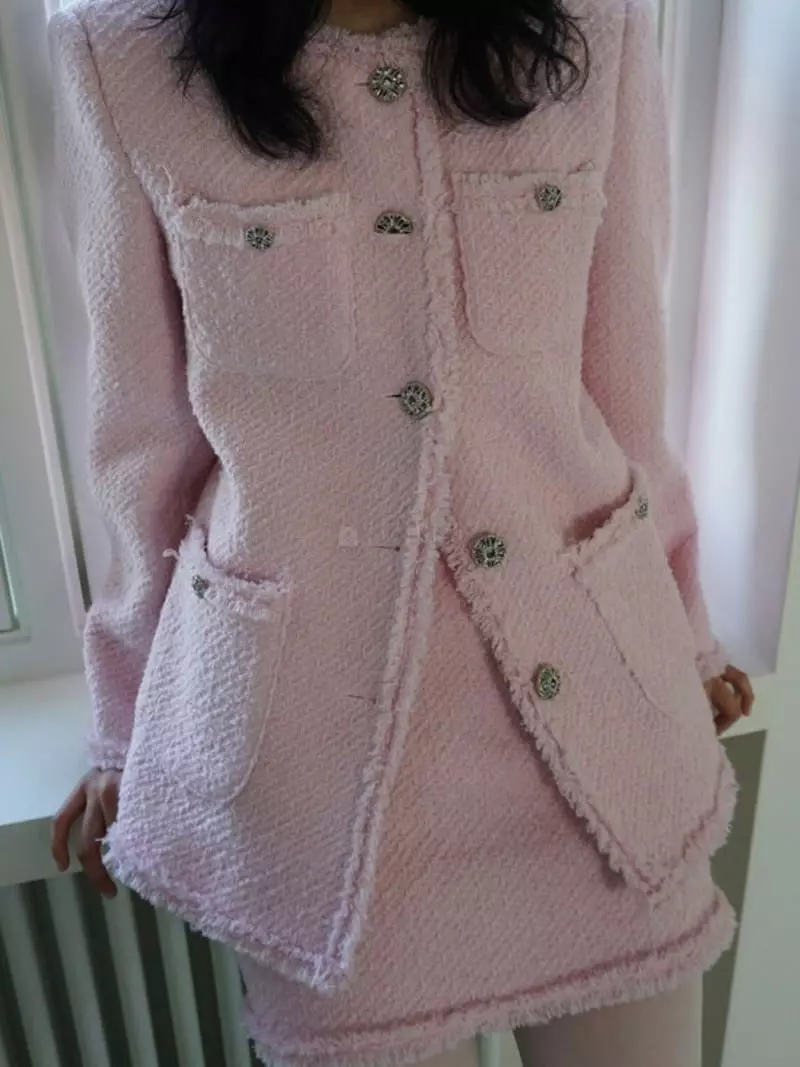 140 Avenue - Korean Women Fashion - #momslook - Tesle Twid Jacket - 11