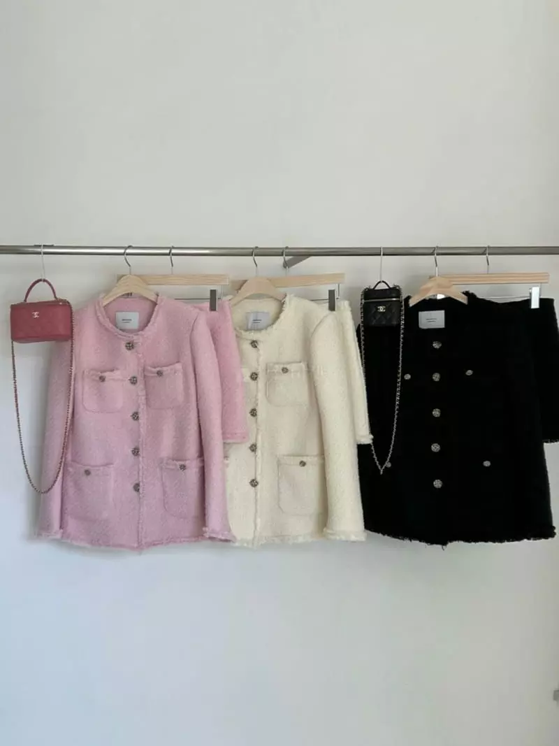 140 Avenue - Korean Women Fashion - #momslook - Tesle Twid Jacket - 12