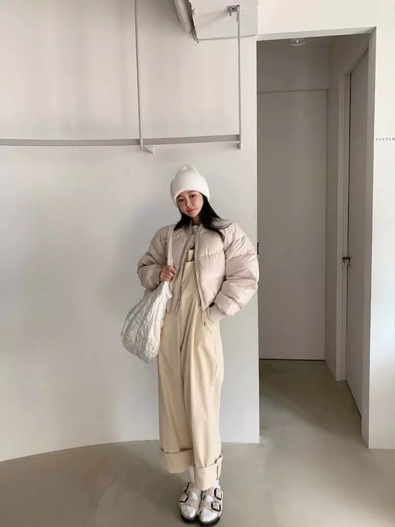 140 Avenue - Korean Women Fashion - #momslook - Duck Piping Short Padding - 8