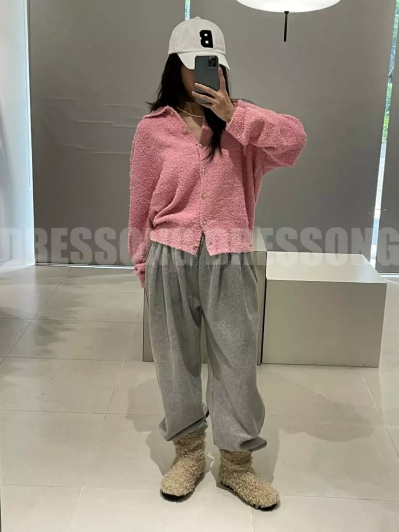 140 Avenue - Korean Women Fashion - #momslook - Tail Knit Shirt Cardigan - 5