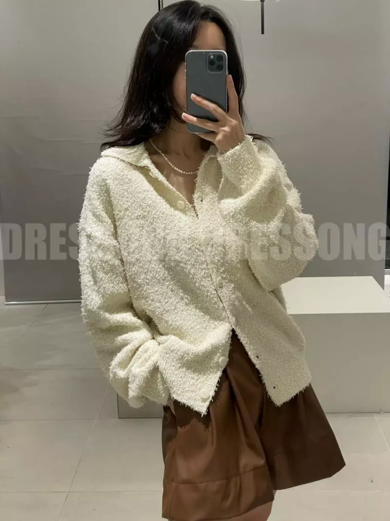 140 Avenue - Korean Women Fashion - #momslook - Tail Knit Shirt Cardigan - 9