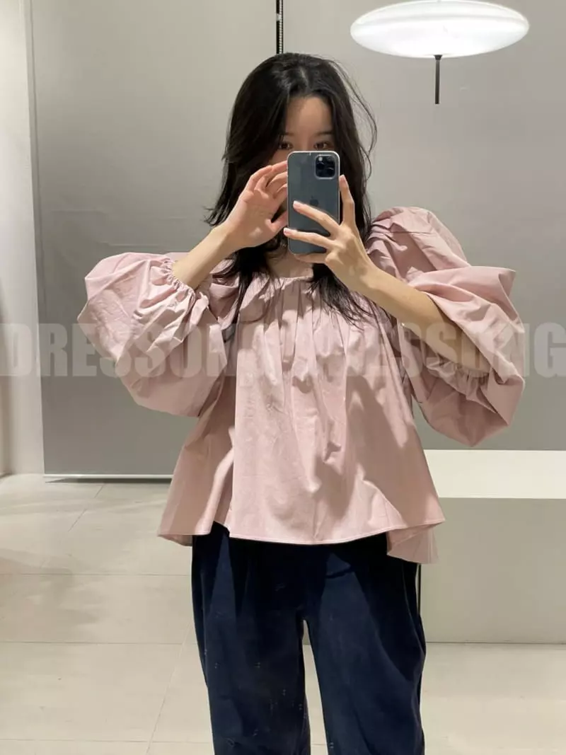 140 Avenue - Korean Women Fashion - #momslook - Tren Pleats Blouse