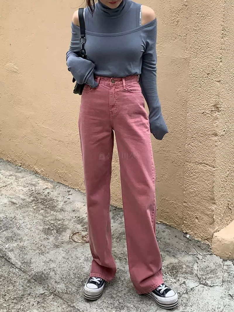 140 Avenue - Korean Women Fashion - #momslook - Dyeing Pants