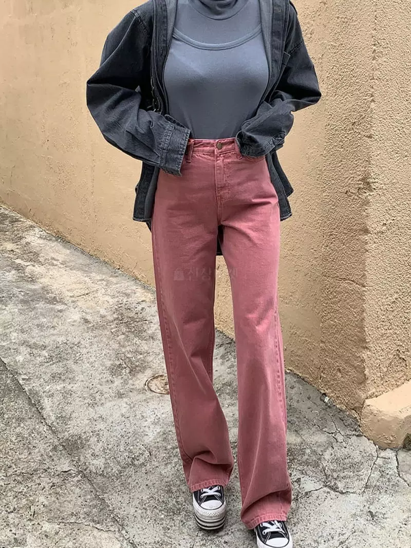 140 Avenue - Korean Women Fashion - #momslook - Dyeing Pants - 3