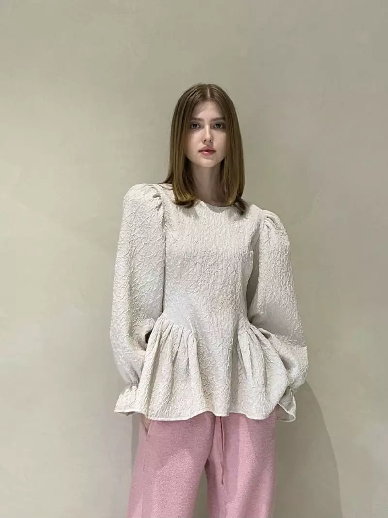 140 Avenue - Korean Women Fashion - #momslook - Crinkle Sesil Blouse - 2